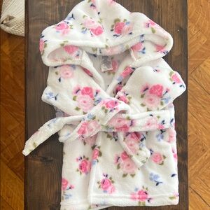 Luvable Friends Pink Floral Kids Robe